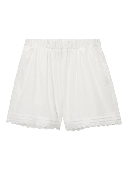 Scalloped-Edge Shorts