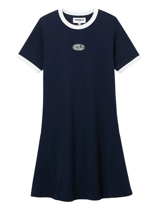 Contrasting T-Shirt Dress