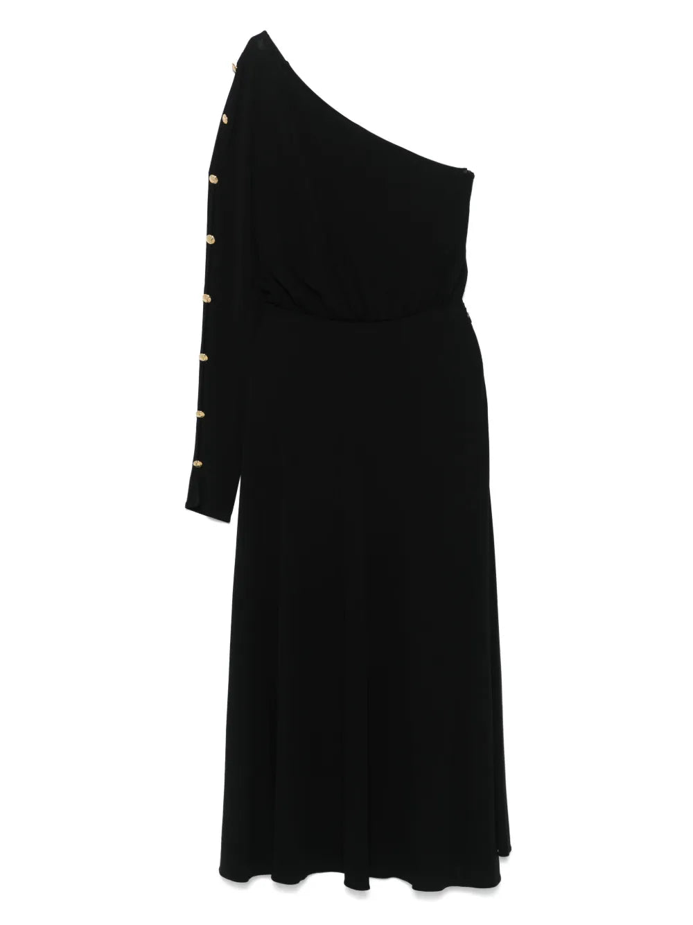 One-Shoulder Midi Dress