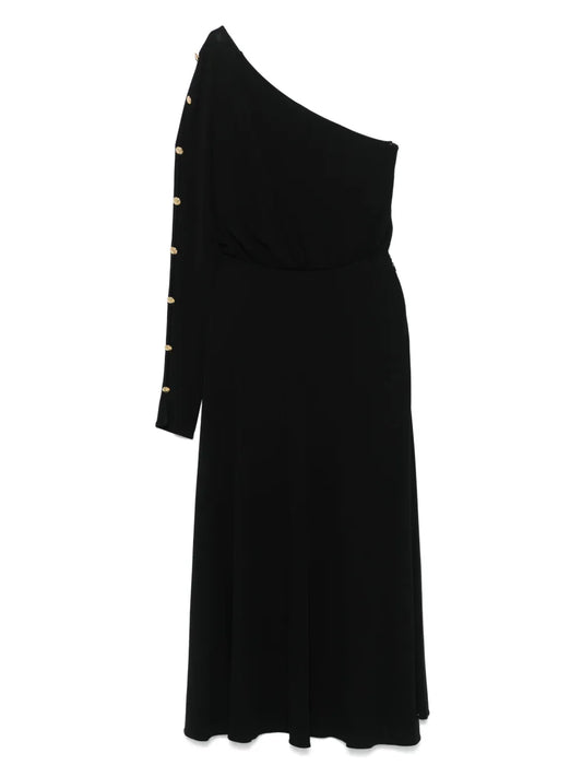 One-Shoulder Midi Dress
