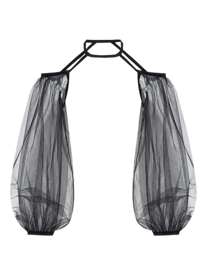 Tulle-Panels Sleeves