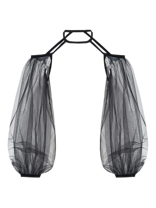 Tulle-Panels Sleeves