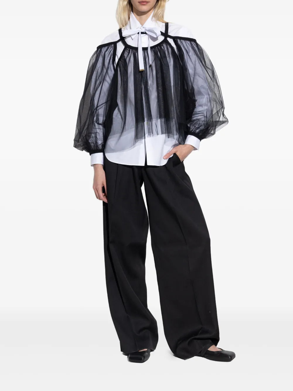 Tulle-Panels Sleeves