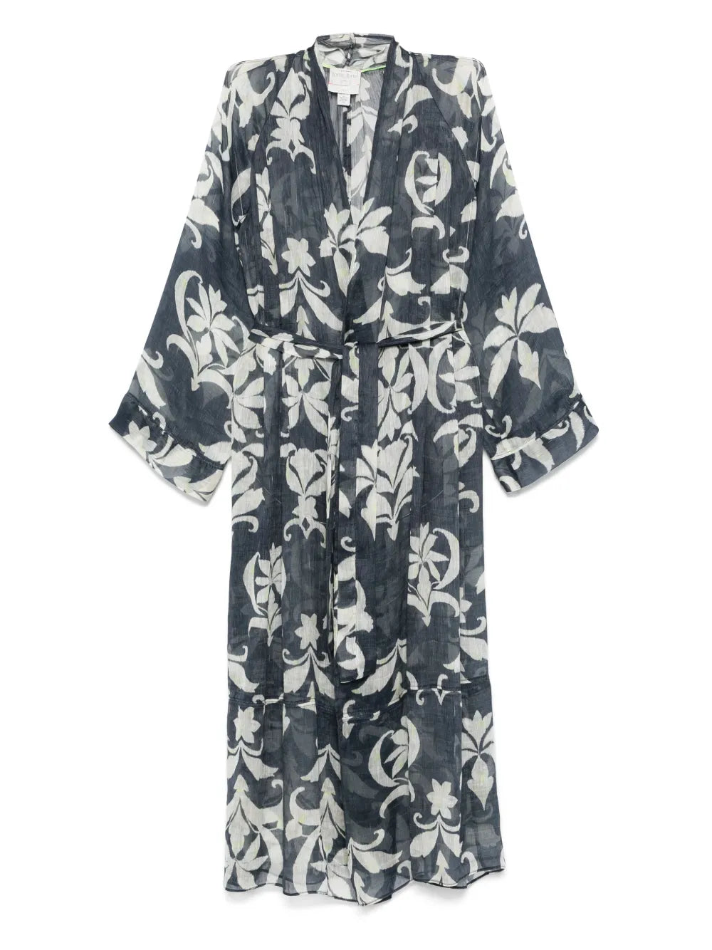 The Secret Lily-Print Coat