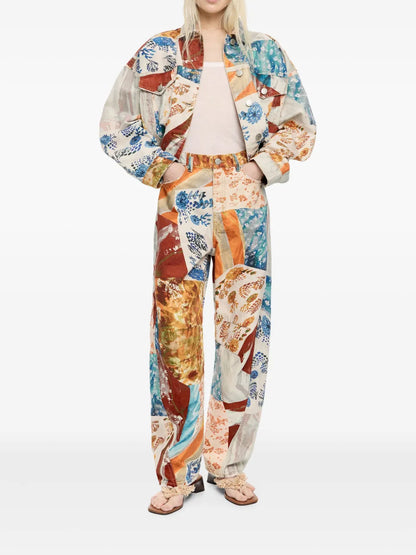 Patchwork Denim Jacket