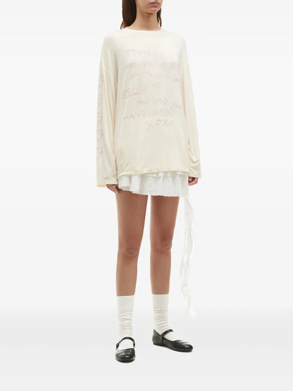 Ruffle-Detail Miniskirt
