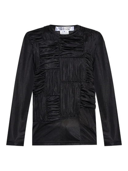 Crease-Effect Top