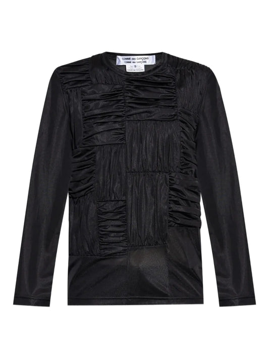 Crease-Effect Top