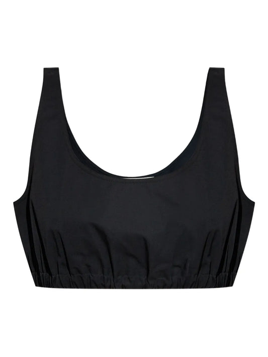 Pleated Crop Top