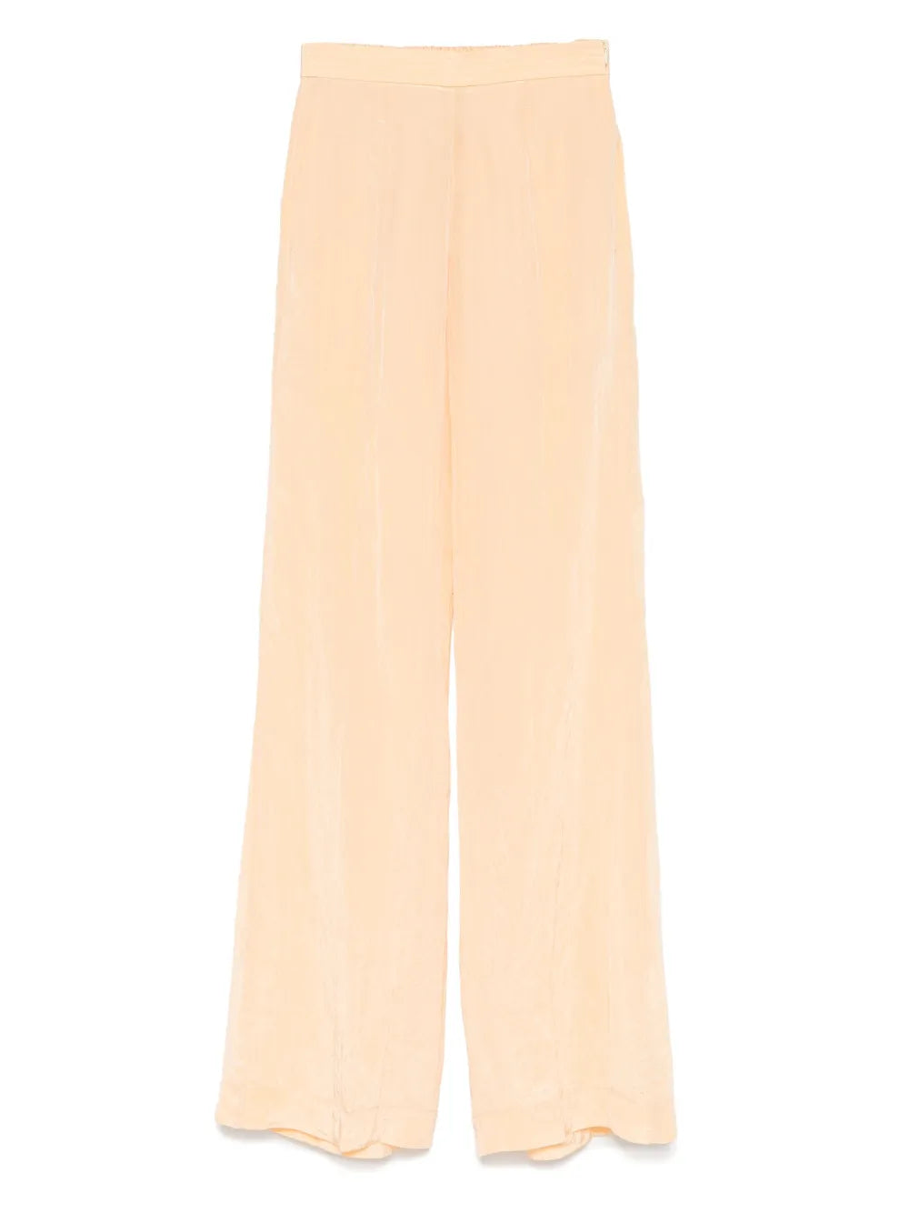 Satin Flared Trousers