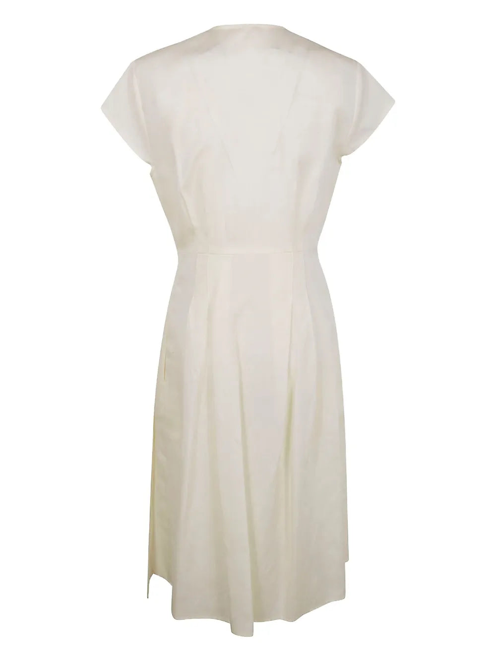 Buckle-Detail Wrap Dress