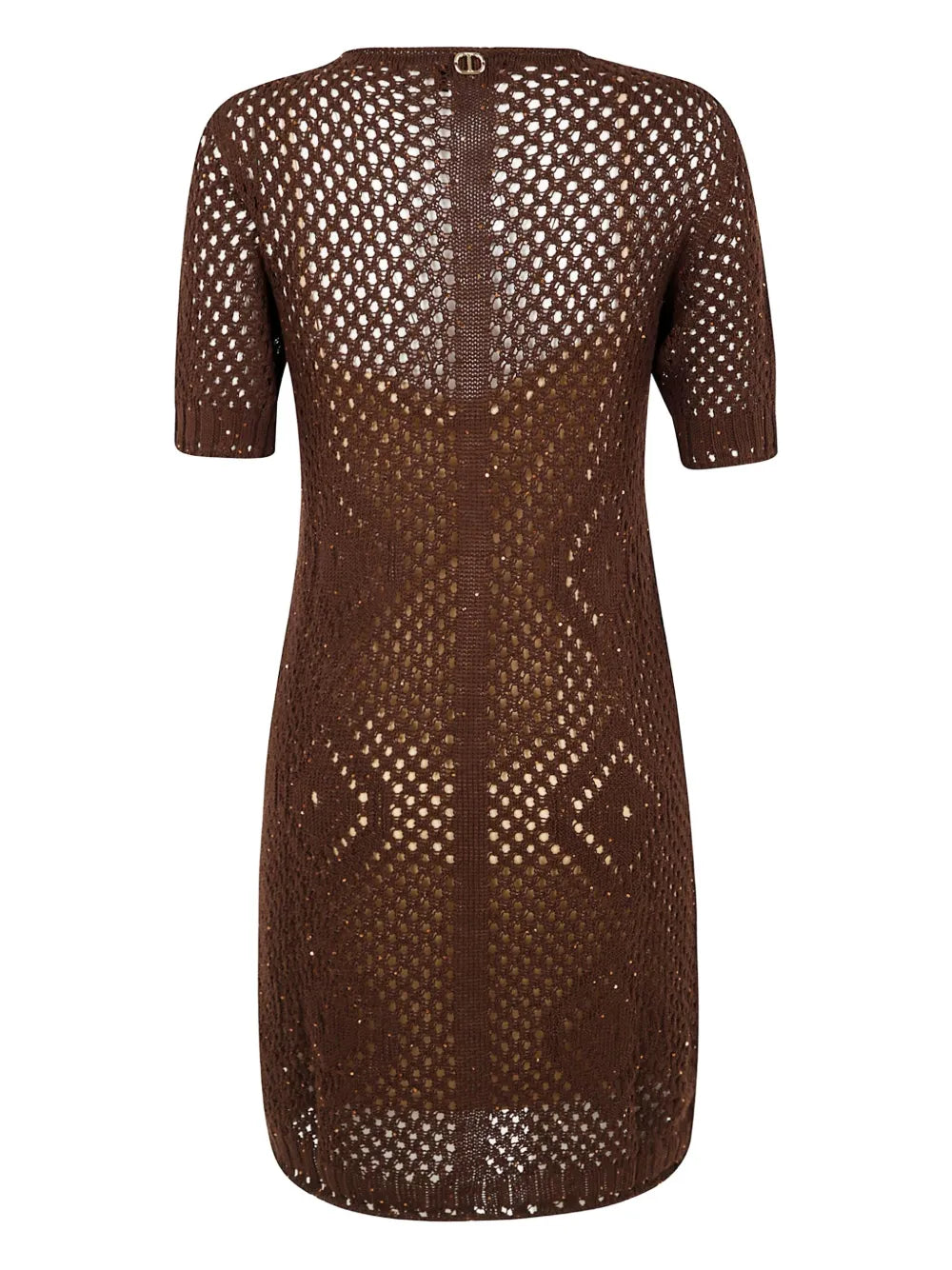 Lattice-Knit Dress