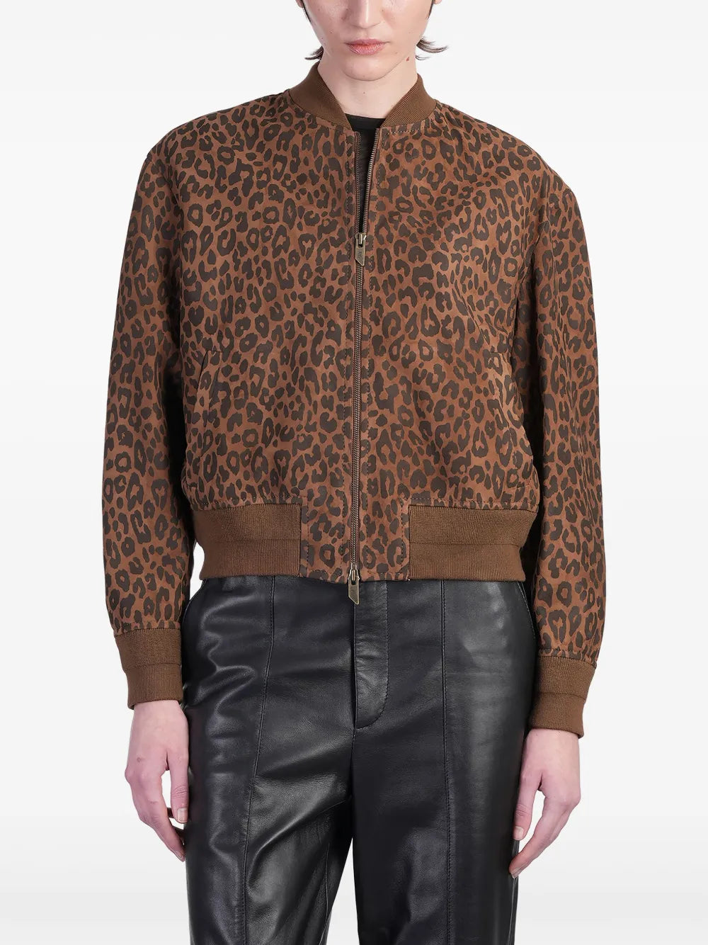 Animal-Print Jacket
