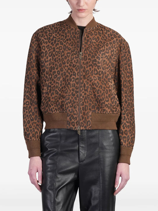 Animal-Print Jacket