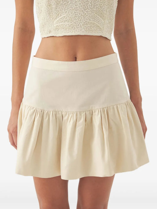 Ruffled Mini Skirt
