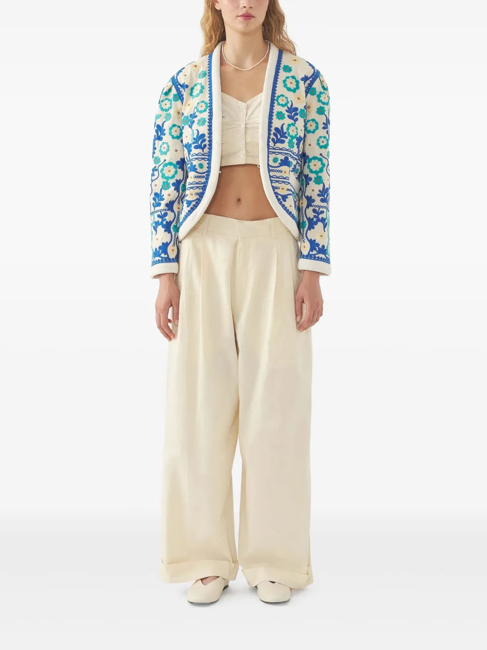 Straight-Leg Trousers