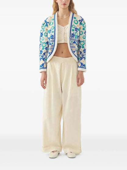 Straight-Leg Trousers