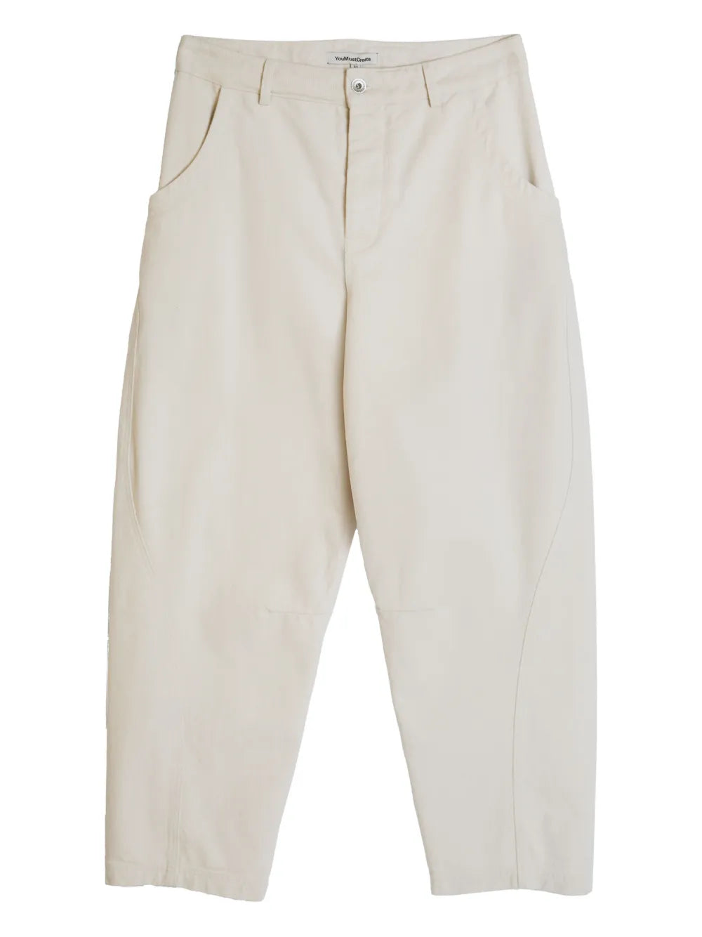 Twisted Straight-Leg Trousers