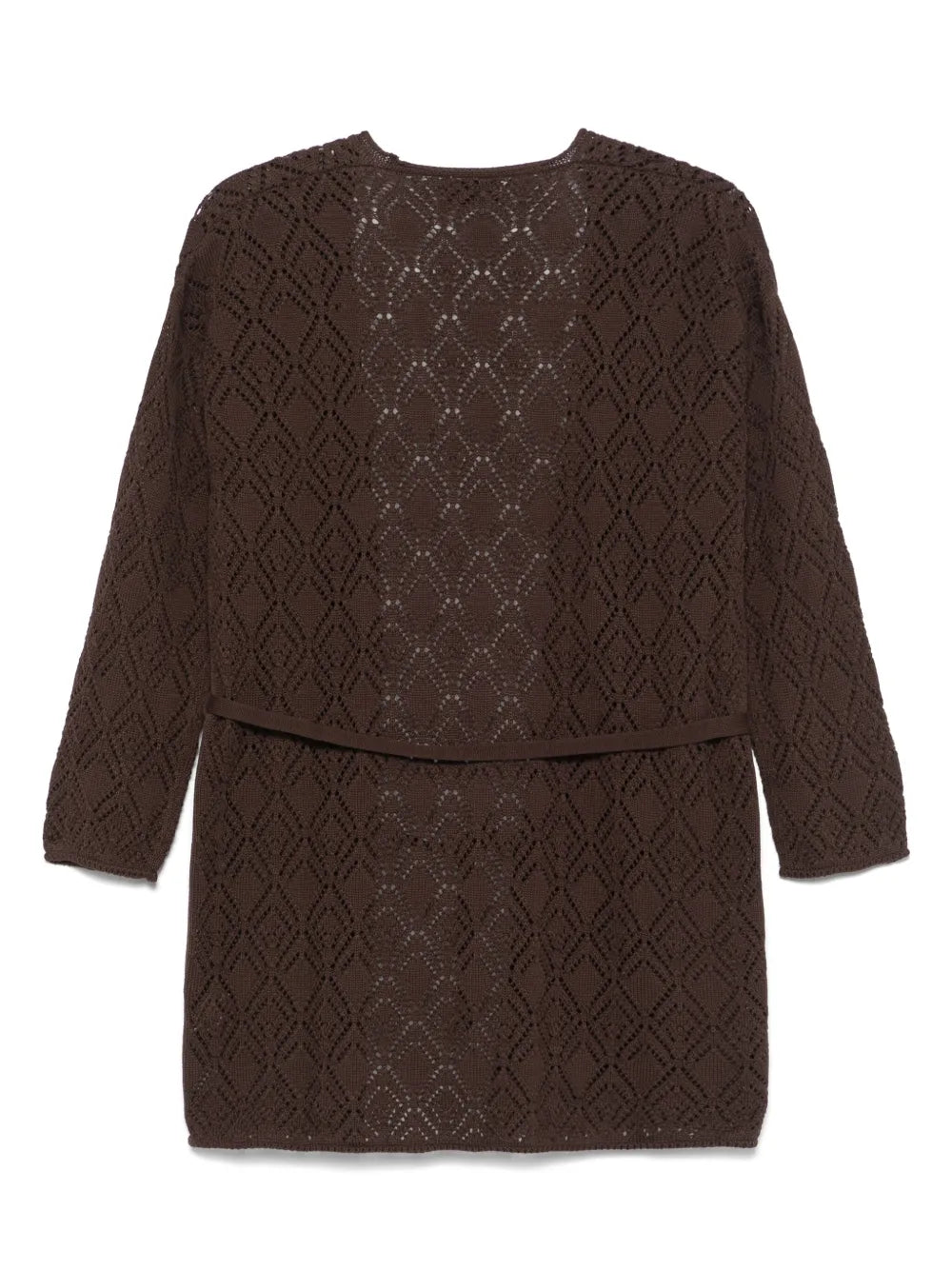 Pointelle-Knit Cardigan