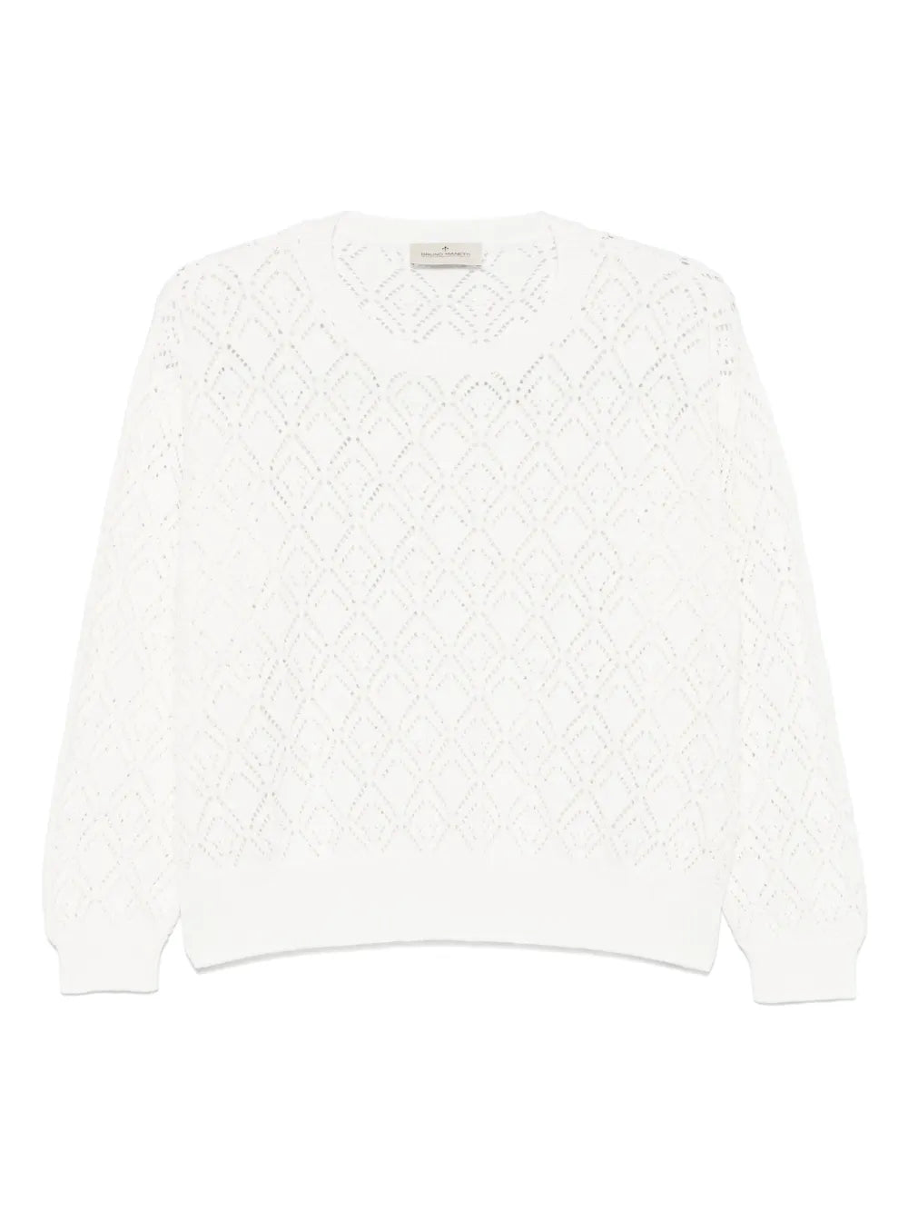 Pointelle-Knit Sweater