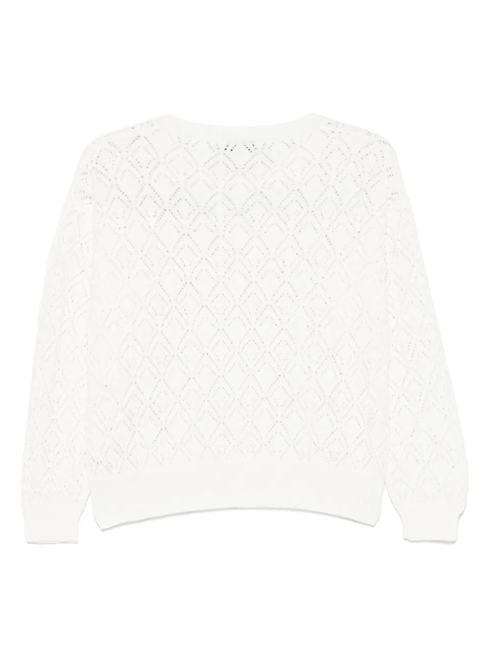 Pointelle-Knit Sweater