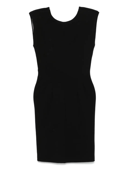 Logo-Plaque Midi Dress