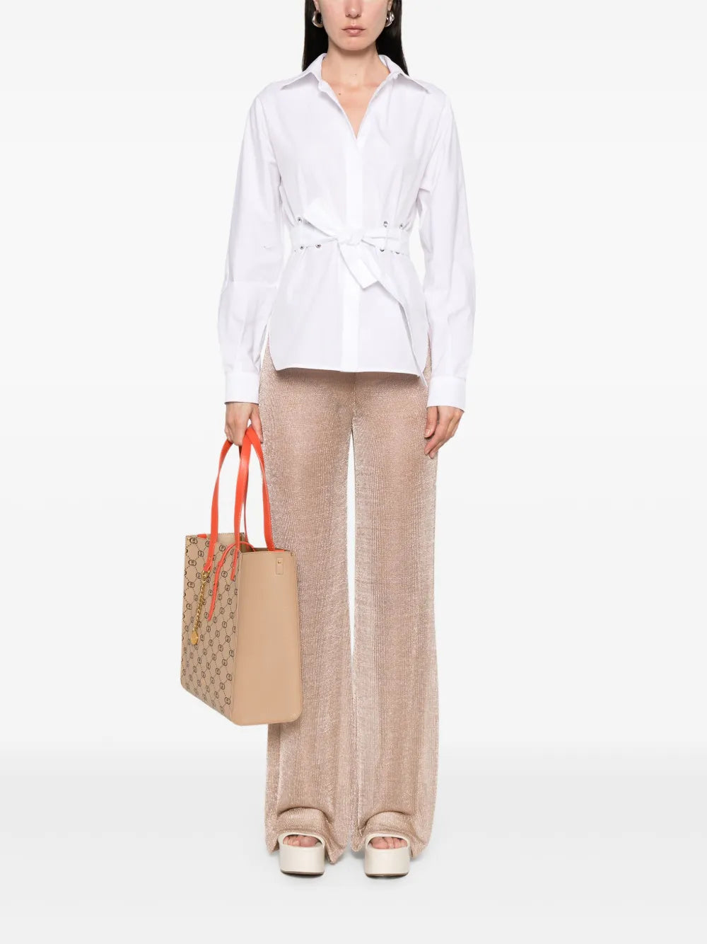 Open-Knit Trousers