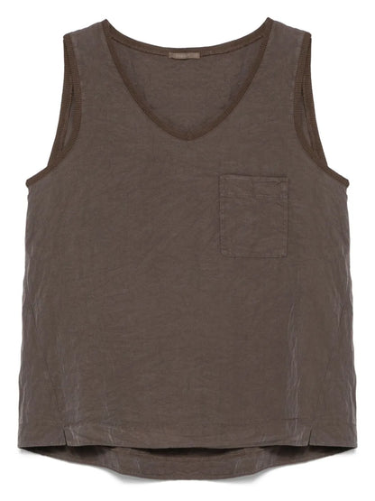 Crinkled Tank Top