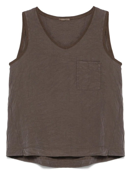 Crinkled Tank Top