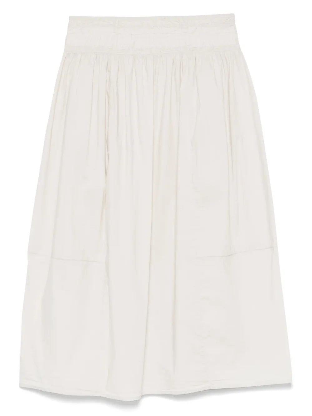 Crinkled Midi Skirt
