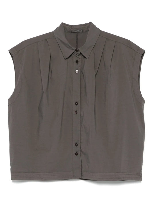Pleat-Detailed Shirt