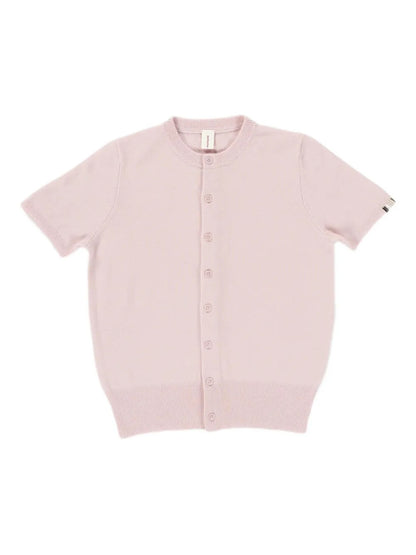 Nº 399 Short-Sleeve Button-Up Cardigan