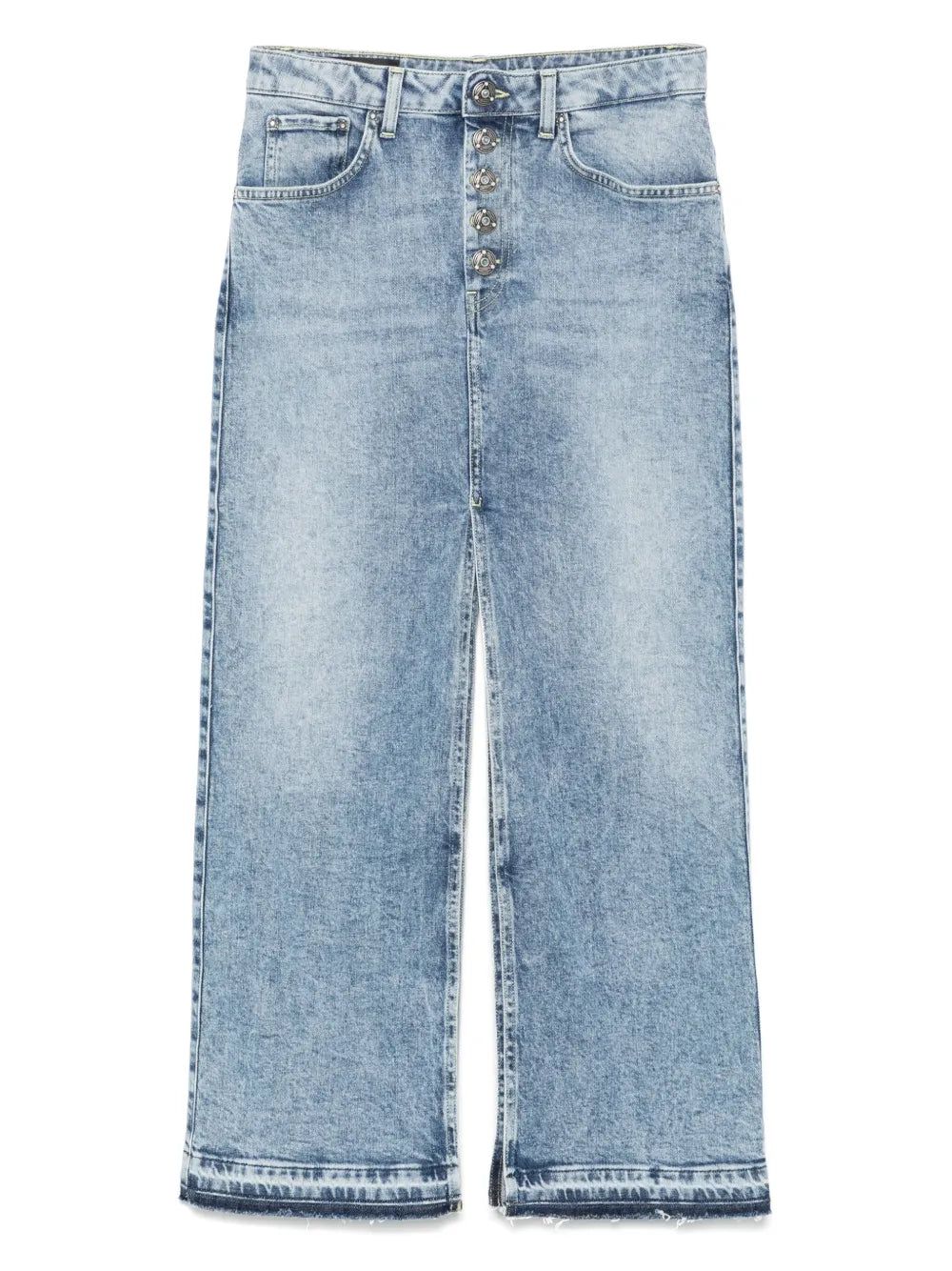 Stretch Denim Maxi Skirt