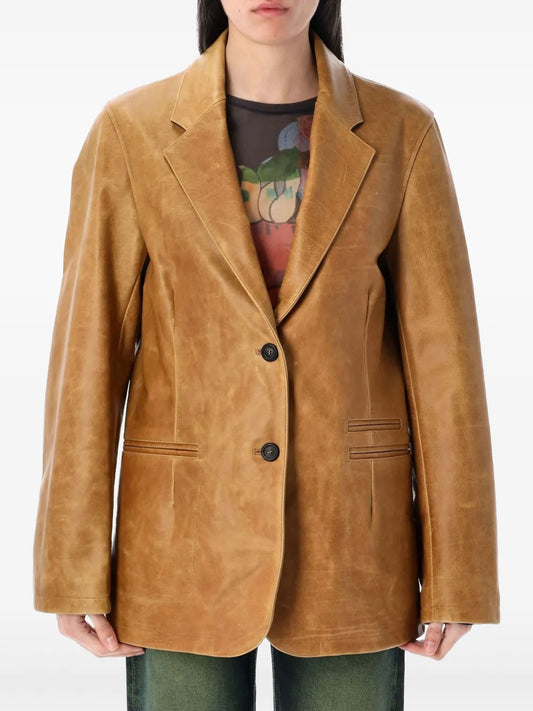 Leather Blazer