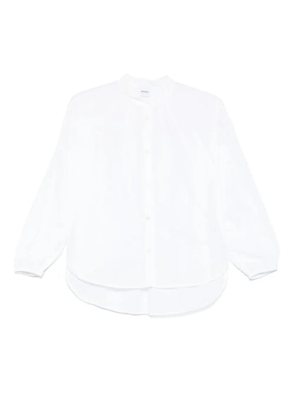 Gathered Poplin Shirt