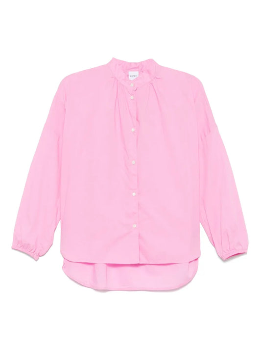 Gathered Poplin Shirt