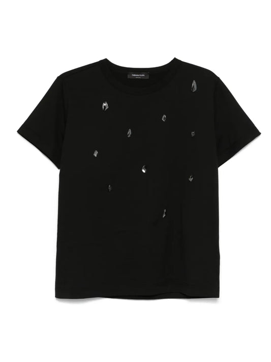 Crystal-Embellished T-Shirt