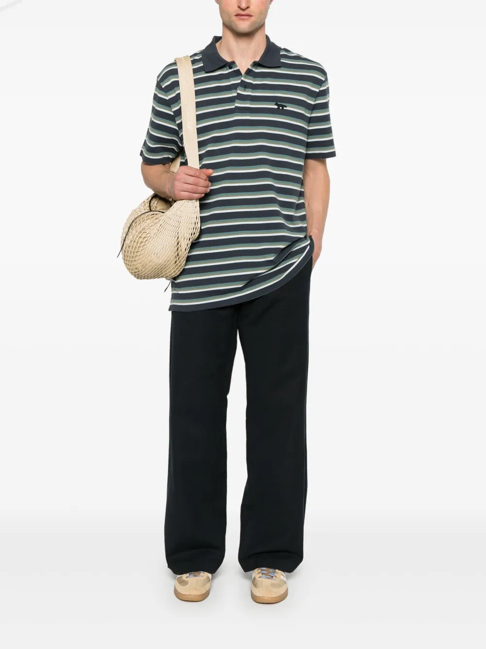 Twill-Weave Trousers