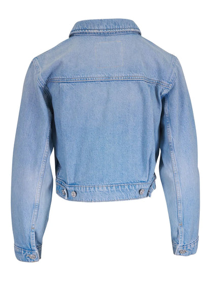 Zip-Up Denim Jacket