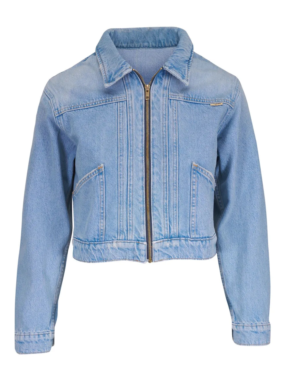Zip-Up Denim Jacket