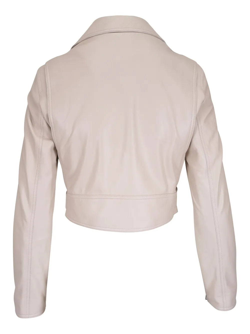 Cropped Leather Jacket