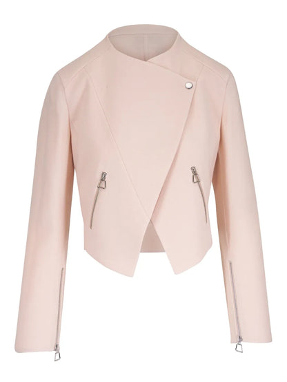 Asymmetrical Zip-Detail Jacket