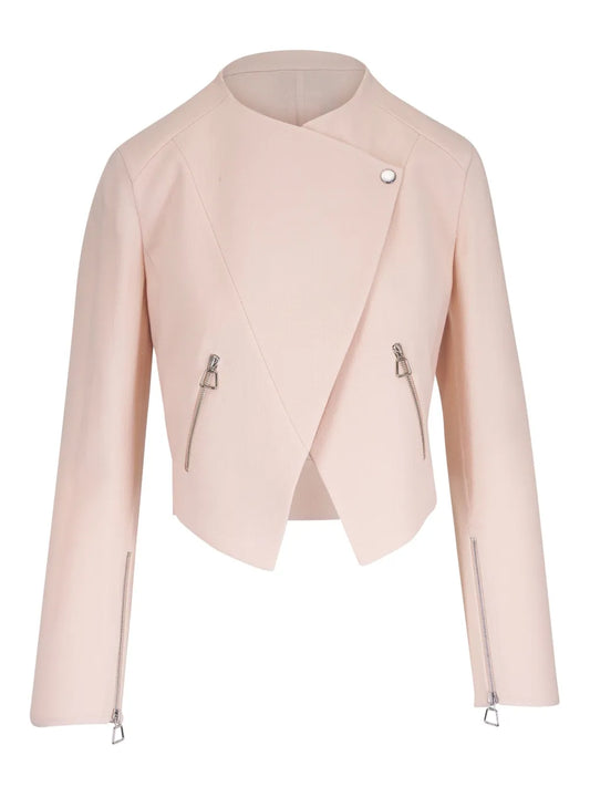 Asymmetrical Zip-Detail Jacket