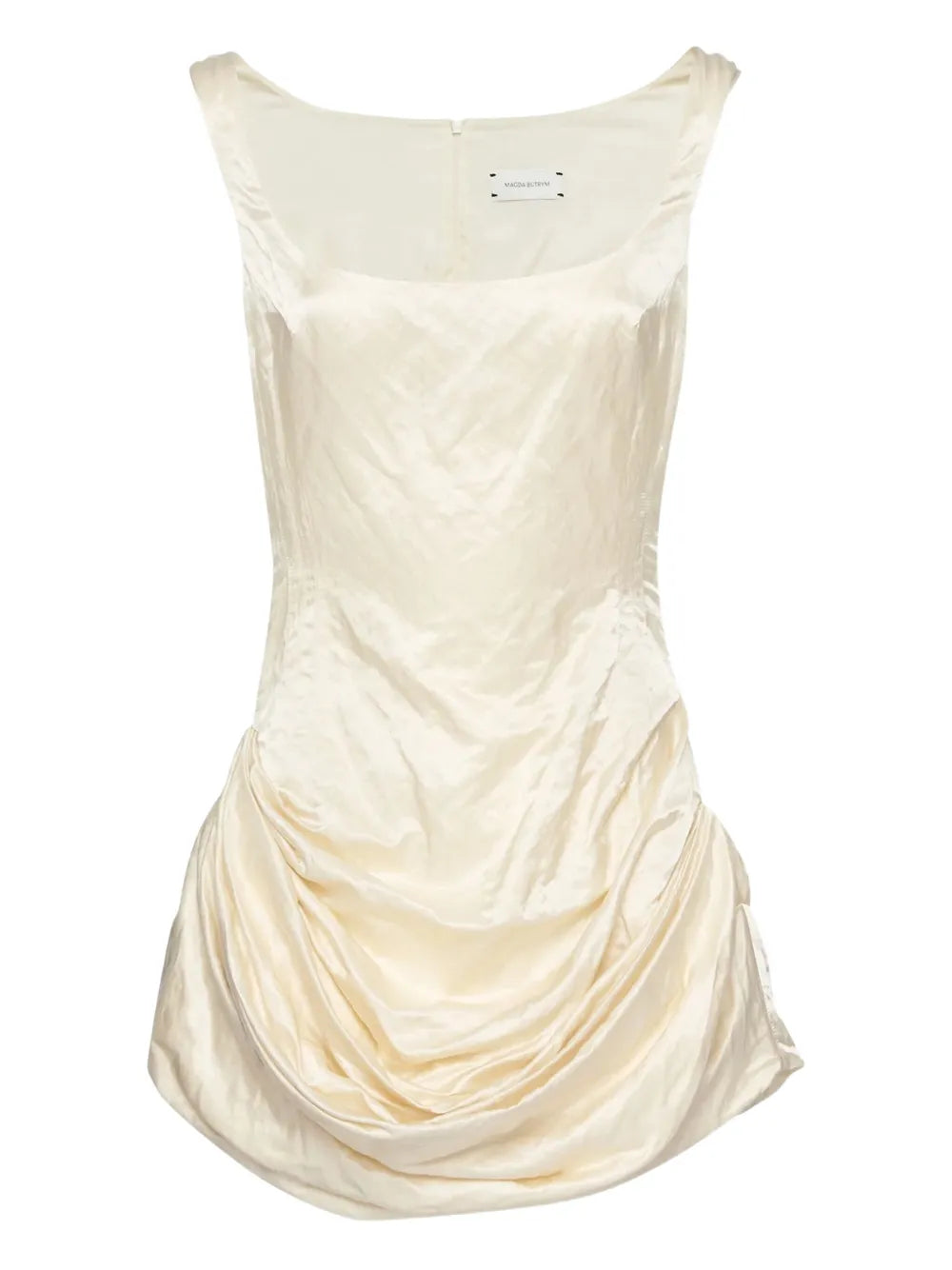 Draped-Detail Minidress