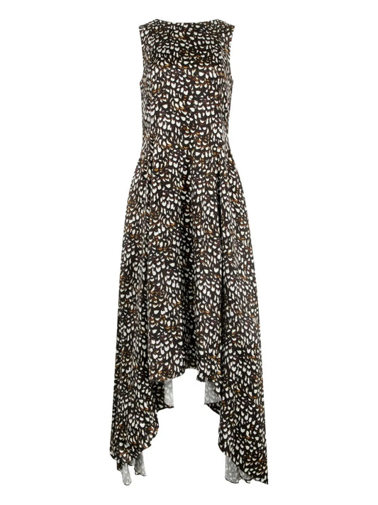 Abstract-Print Dress