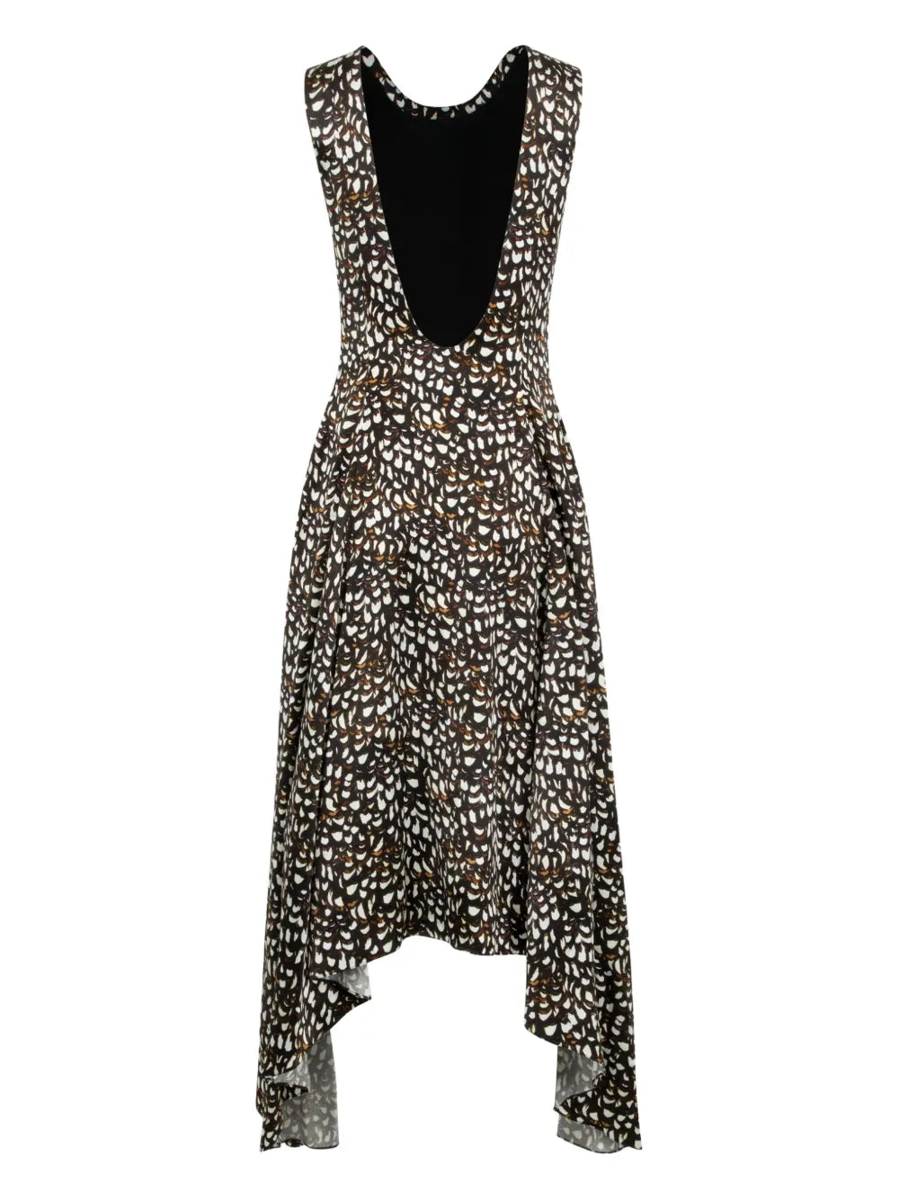 Abstract-Print Dress