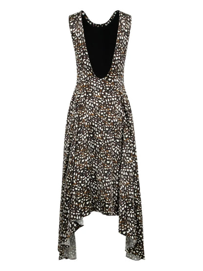 Abstract-Print Dress