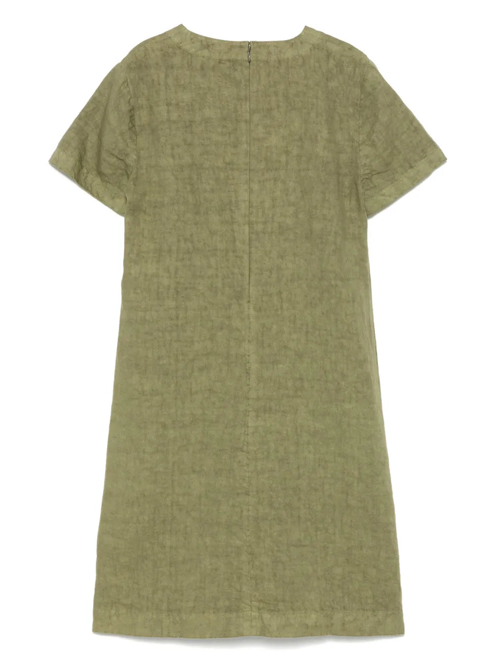 Slub-Linen Mini Dress