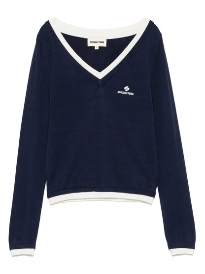 Logo-Embroidered Top
