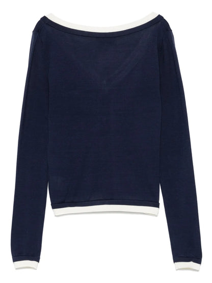 Logo-Embroidered Top